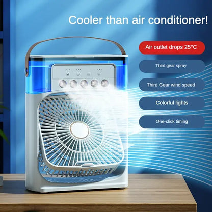 Aire Acondicionado Portátil con Ventilador y Humidificador