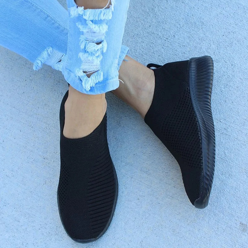 Flat Shoes in Flat Fabric