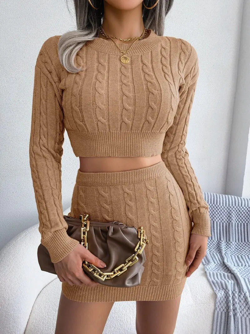 Twist Knit 2-Piece Set