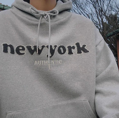 Printed New York Hoodie