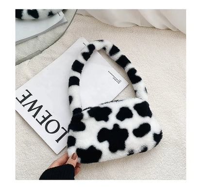 Bolso de mano con estampado animal para el hombro