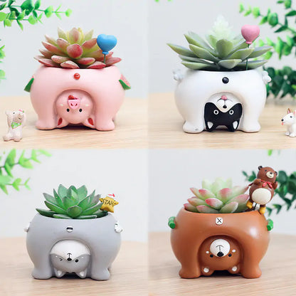 Cartoon Animal Planters