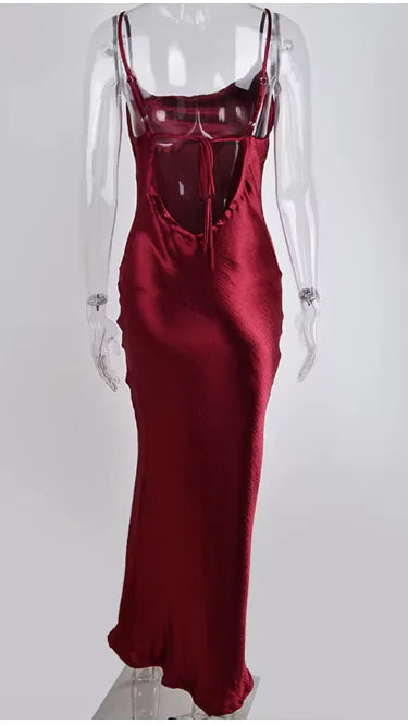 Vestido Satinado Elegante para mujer