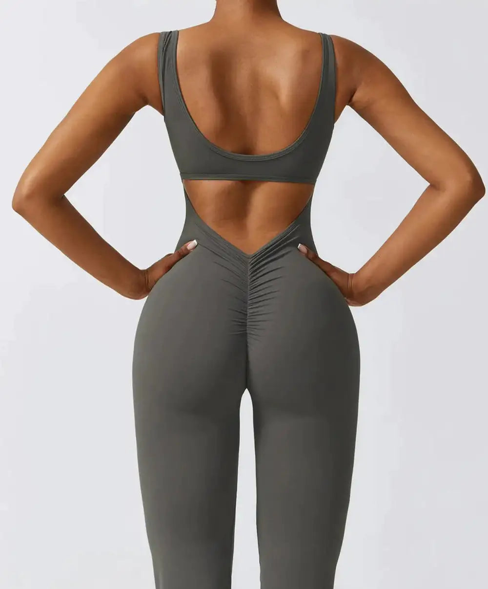 Sexy Bell Bottom Jumpsuit