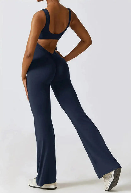 Sexy Bell Bottom Jumpsuit