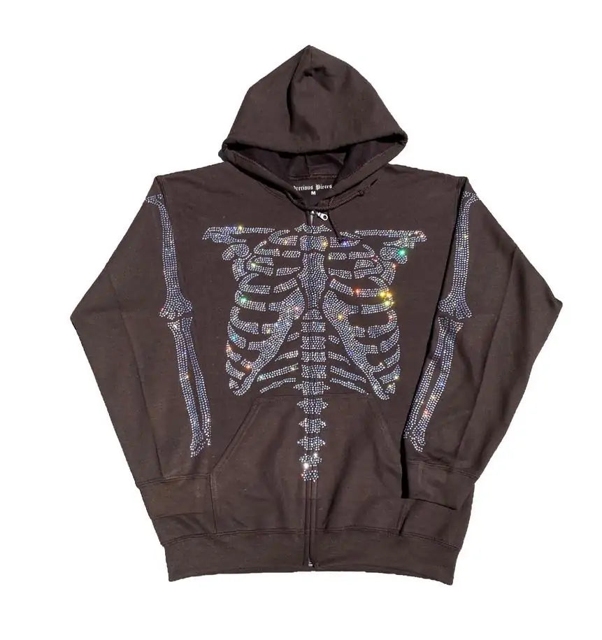 Skull Head Hoodie Women's