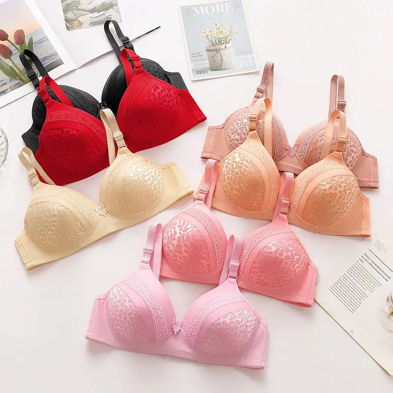 Mix Colors Bralette Soft Cotton Bra