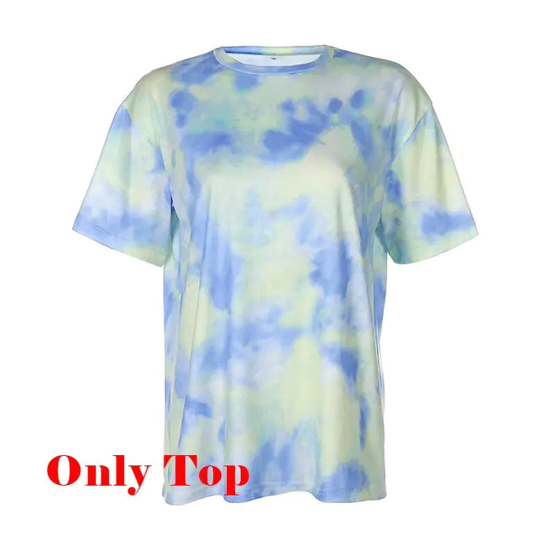 Darlingaga casual tie dye two piece set