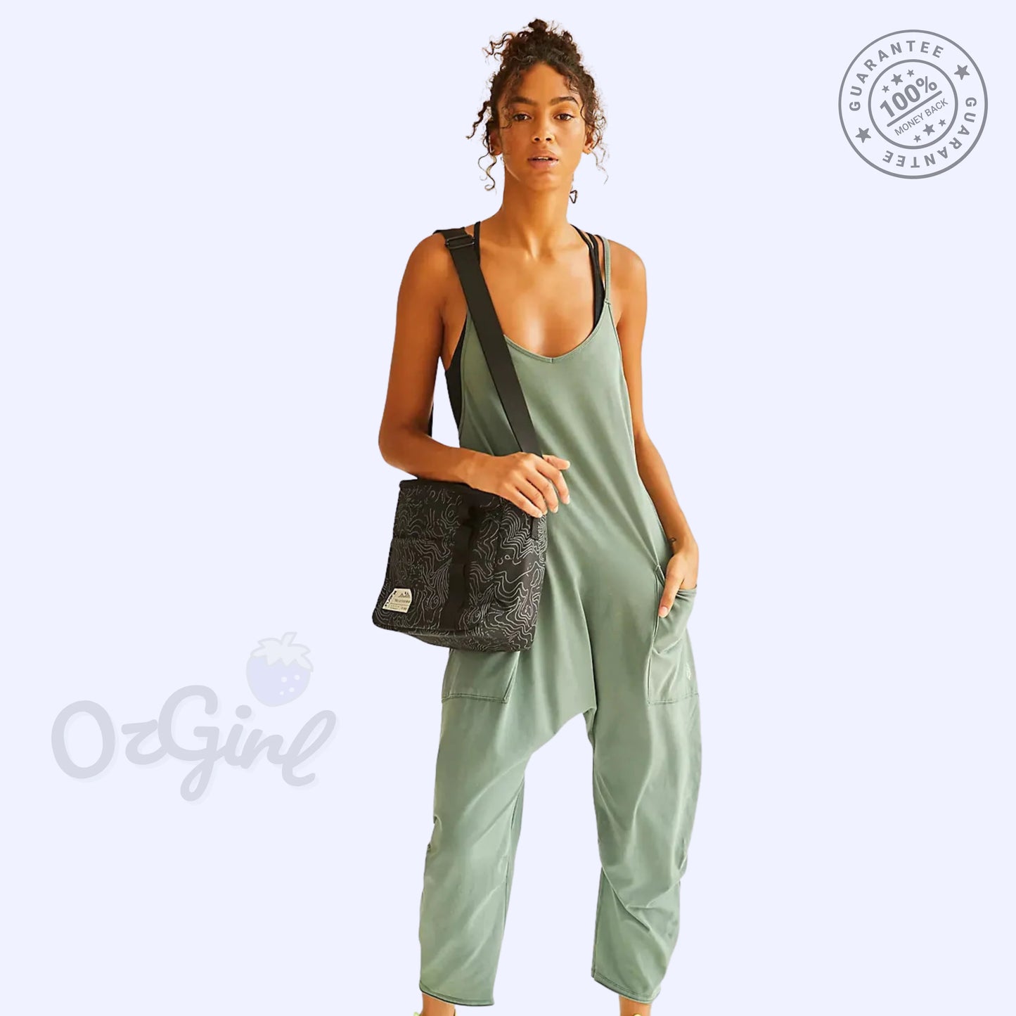 Sleeveless Overall Jumpsuit