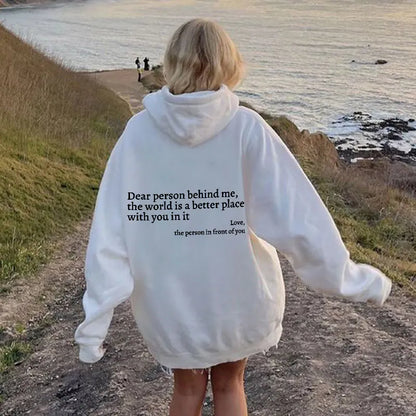 Hoodie with Front Text