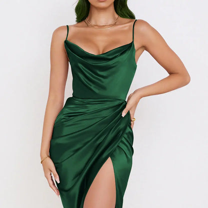 Vestido Satinado Elegante