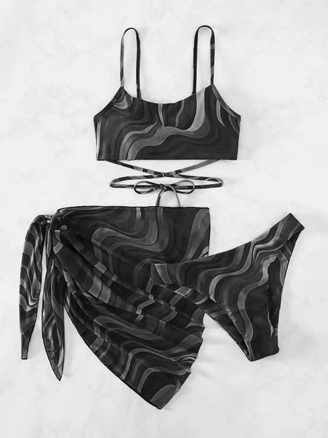 Set 3 Piezas de Bikini para mujer Swimsuit