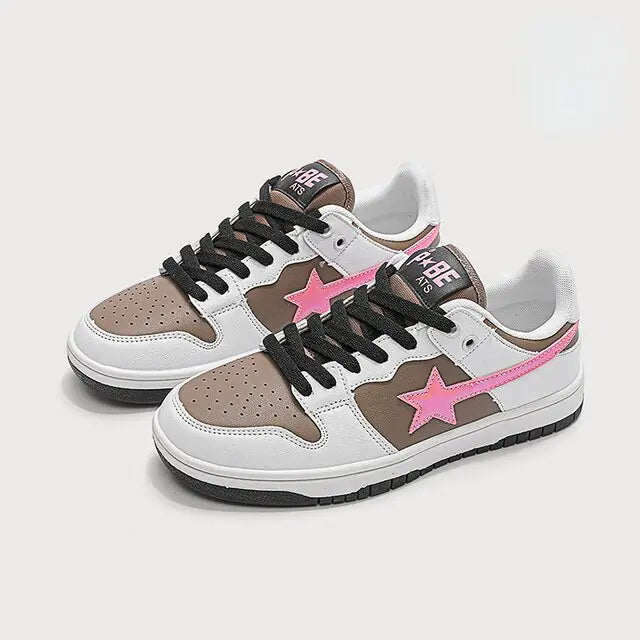 Y2K Women Shoes Fashion Classic Sneakers Multicolor Retro Star Skateboard Shoes men woman Couple Students Outdoor Casual Sport