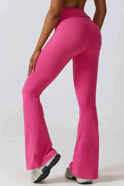 Halter Neck Flare Sport Jumpsuit