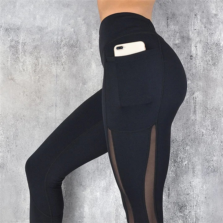 Leggings SVOKOR de Cintura Alta con Bolsillos