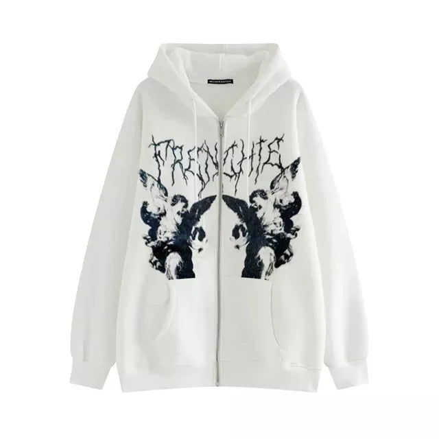 Skull Head Hoodie Women's