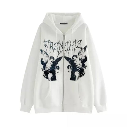 Skull Head Hoodie Women's