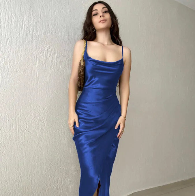 Vestido Satinado Elegante para mujer