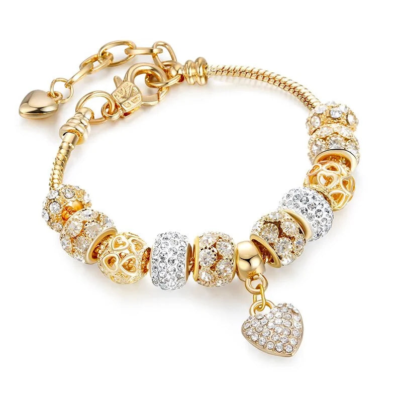 Pulsera Cubica Oro y Diamantes