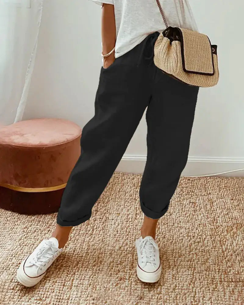 Pantalones estilo jogger para mujer