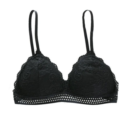 Sexy Deep V Lace Bra Wireless