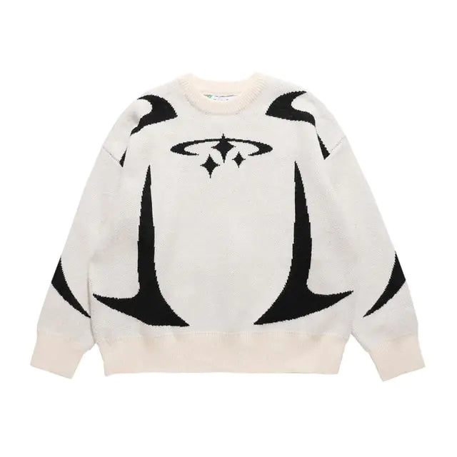 ZSIIBO Vintage Cartoon Sweater