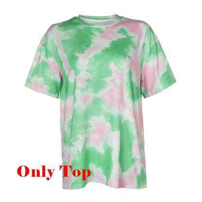 Darlingaga casual tie dye two piece set