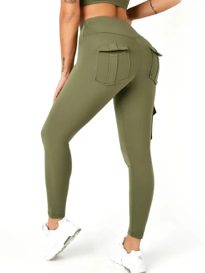 Pantalones cargo elásticos para mujer