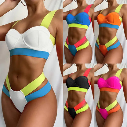 Colors Bikini Summer Swimsuit