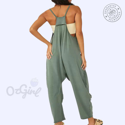 Sleeveless Overall Jumpsuit