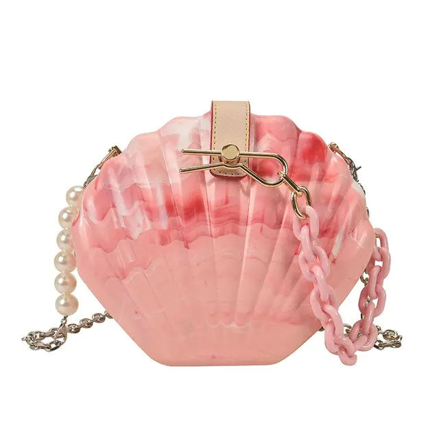 Elegant Shell-Shaped Crossbody Bag