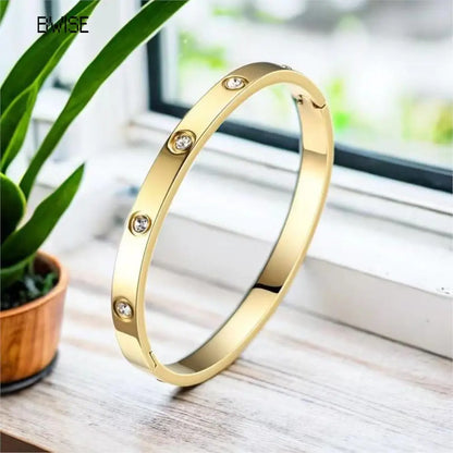 Pulsera circonio para mujer elegante