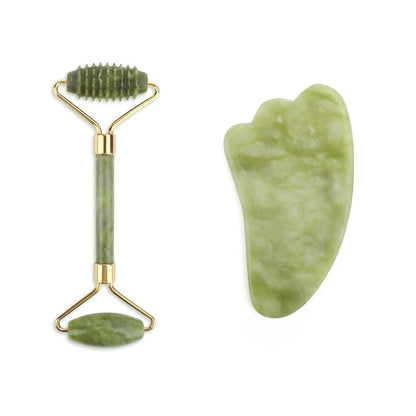 Kit Rodillo de Jade - Gua Sha