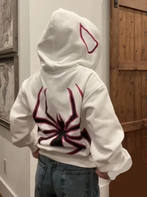 Chaqueta Couple con estampado de araña