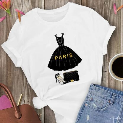 Camiseta de manga corta para mujer