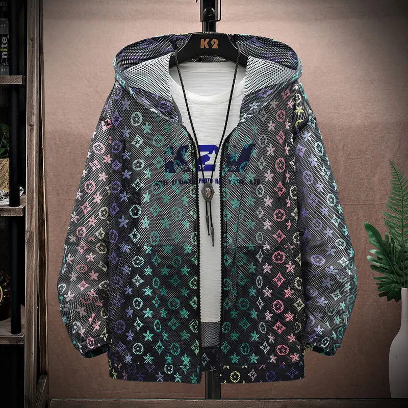 Men's jacket with print 