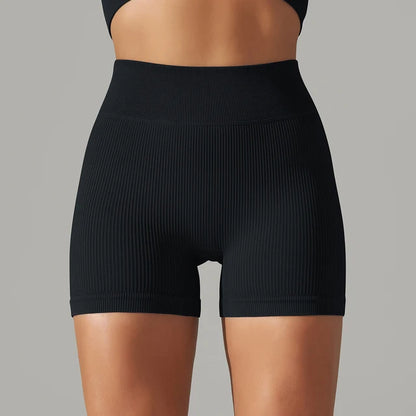 High Waist Seamless Yoga Gym Shorts