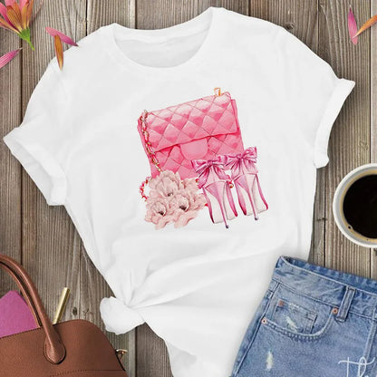 Camiseta de manga corta para mujer