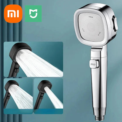 Xiaomi Mijia High Pressure Shower Head Water Saving 3-Modes Shower Heads Water Adjustable Massage Sprayer Bathroom Accessories 