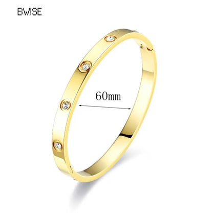 Pulsera circonio para mujer elegante