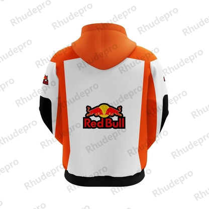 2024 Red Bull 3D Printed Hoodie Hot Jacket Cold Shirt Hoodie And Pocket Speed ​​Sports Hoodie Men's Clothing Brands Luxury 