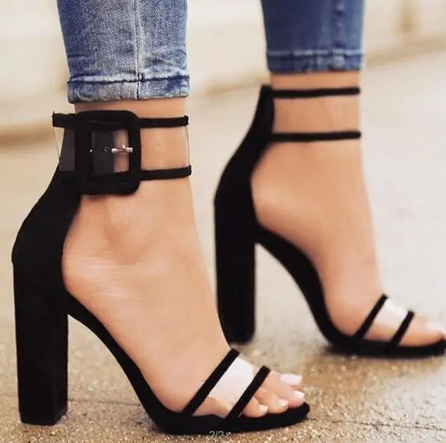 Comfortable Hollow High Heels Sandals