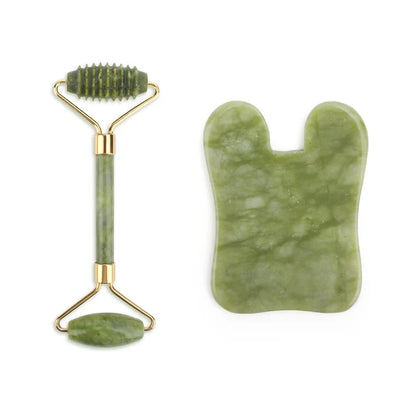 Kit Rodillo de Jade - Gua Sha