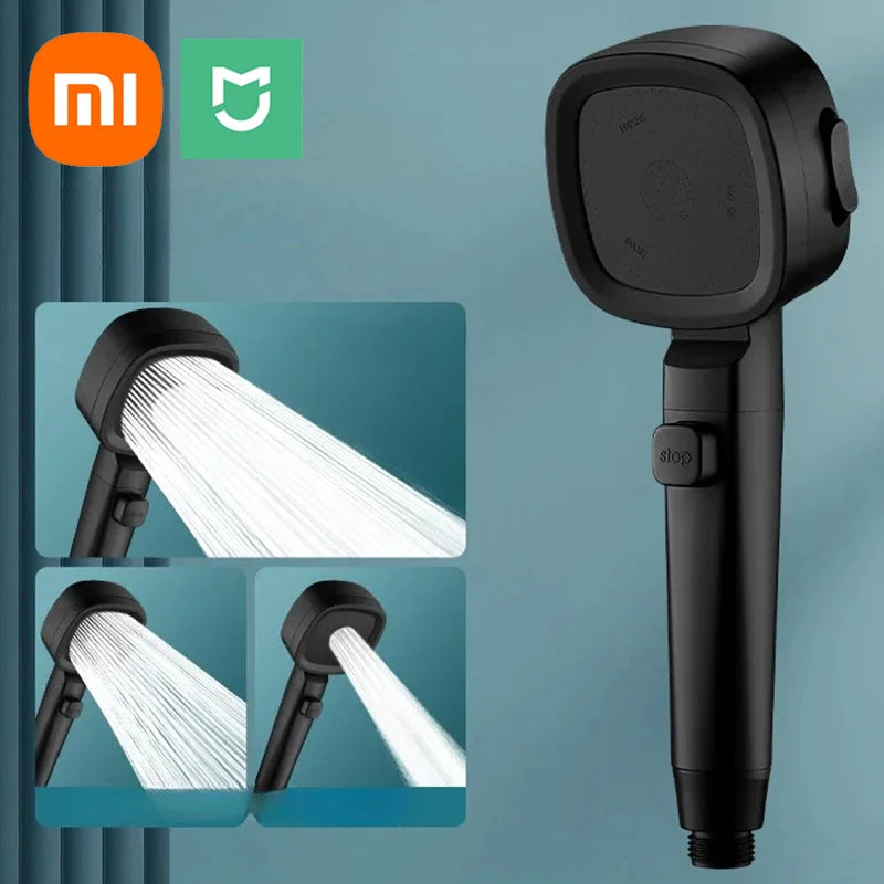 Xiaomi Mijia High Pressure Shower Head Water Saving 3-Modes Shower Heads Water Adjustable Massage Sprayer Bathroom Accessories 