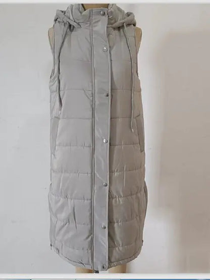 Long with Hood Outdoor Vest