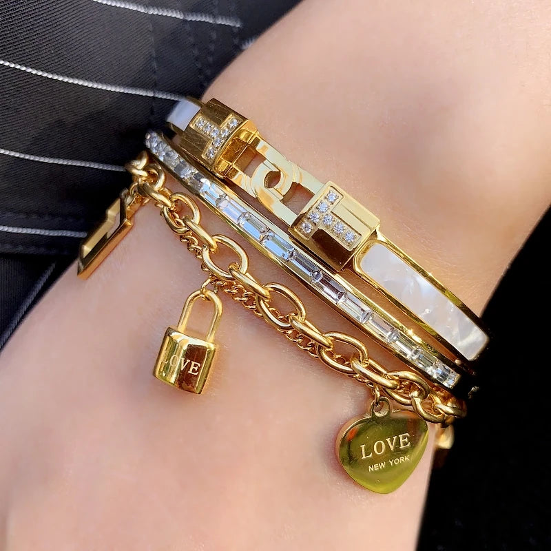 Luxury Brand pulsera elegante para mujer