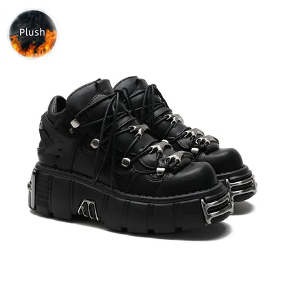 U-DOUBLE Brand Punk Style Women Shoes