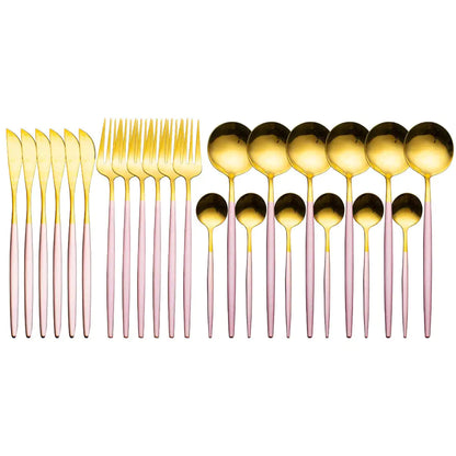 Set de 24 PCS cubiertos para cocina