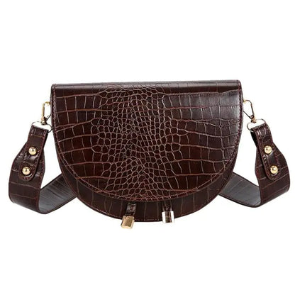 Women's Semicircular Shoulder Bag