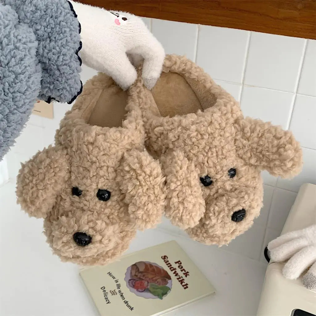 Cute Fluffy Winter Slippers